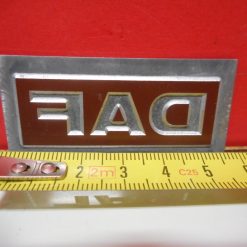 DAF DRUKWERK CLICHE DAF TRUCKS LOGO, CIRCA 1970