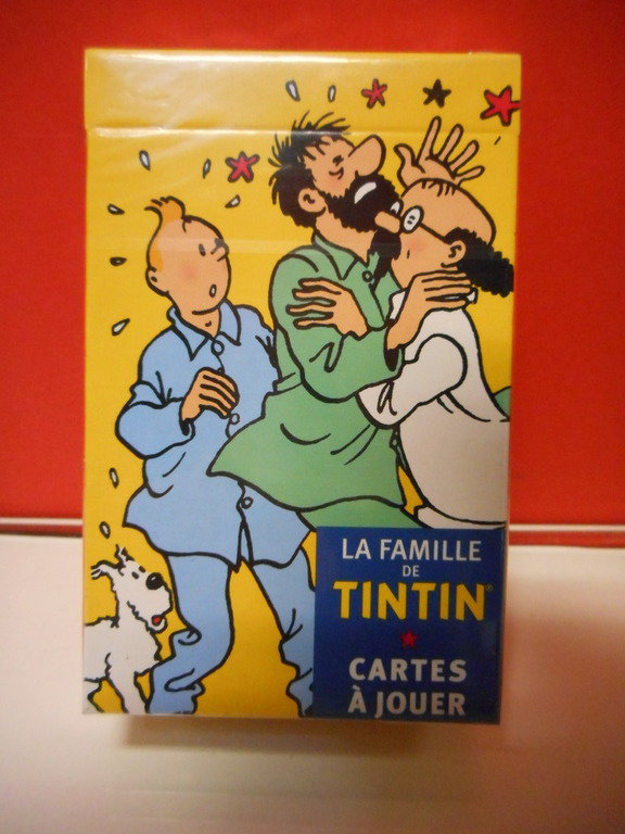 De familie van Kuifje / La famille de Tin Tin speelkaarten