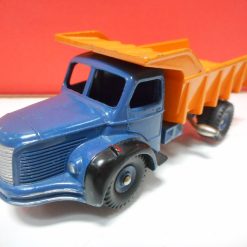 DINKY TOYS 34A BERLIET KIEPWAGEN BLAUW-ORANJE 1957