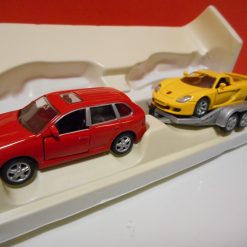 Siku 2544 Porsche set met autotransporter