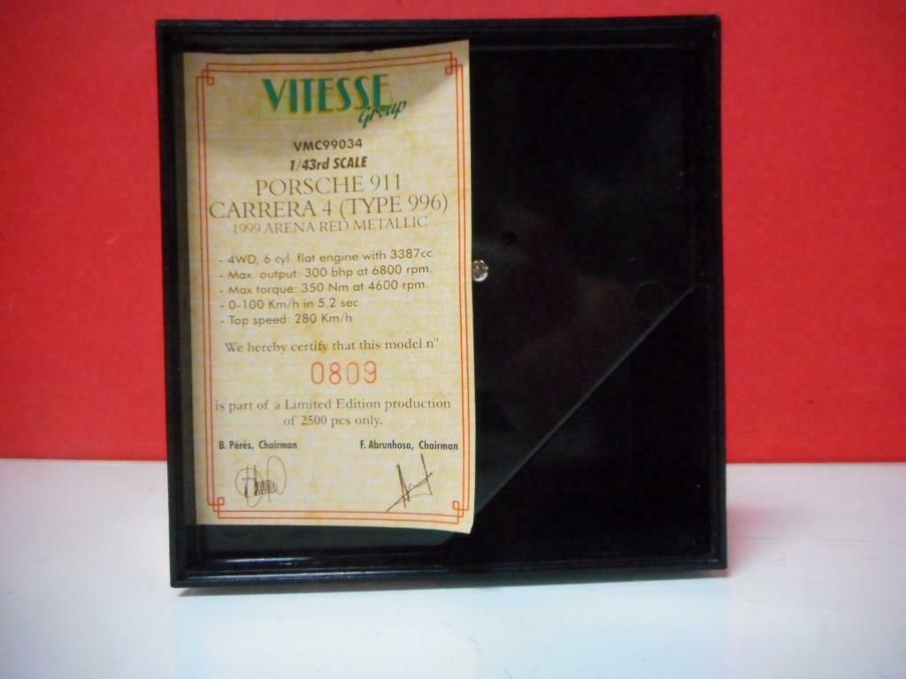 VITESSE VMC99034 PORSCHE 911 CARRERA 4 1999 - Afbeelding 5